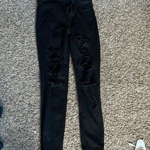 Black jeans, size 8